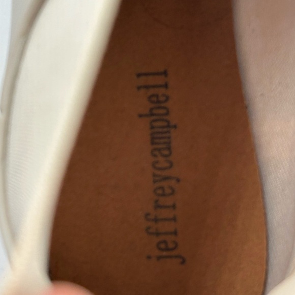 Jeffrey Campbell Platform Lug Sole Chelsea Rain Boot- Cream Rubber, Cream 8 - Picture 10 of 10